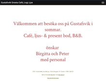 Tablet Screenshot of gustafsvikslevandeljus.se